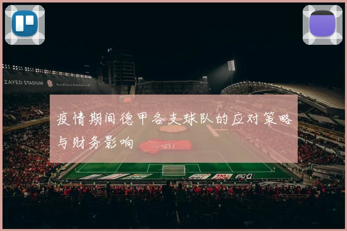 疫情期间德甲各支球队的应对策略与财务影响